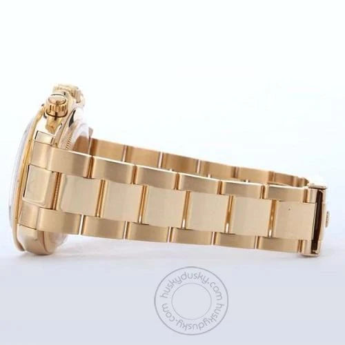 Dual Color Men's Watch With Stainless steel Strap & Black Dial, Rainbow