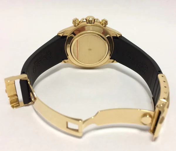 Golden Case Chronograph Men's Watch Daytona Eye Of The Tiger, Quartz Watch With Diamond TIGER-1165
